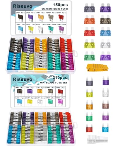 360pcs Car Blade Fuses Assortment Kit - RV