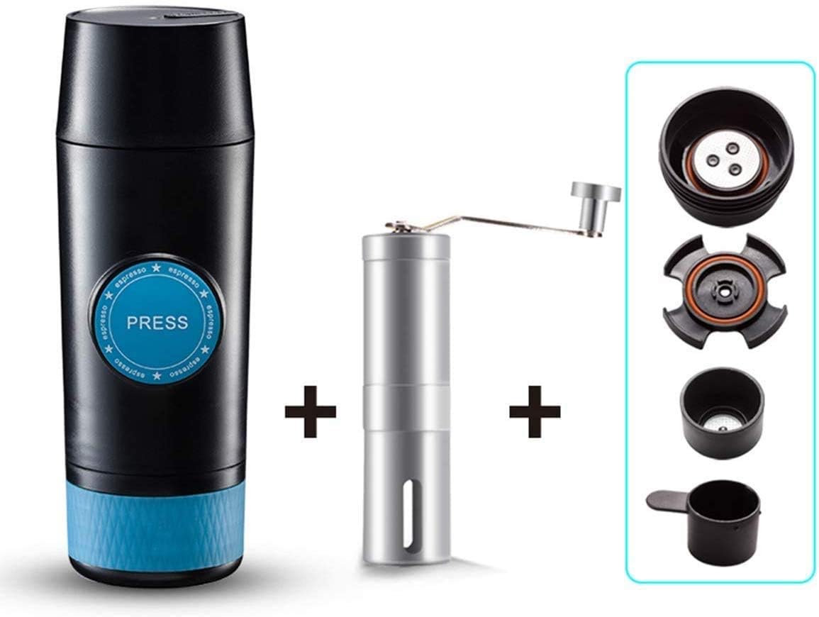 LXYZ Espresso machine,Portable Coffee Maker,One Button Mode,Compatible with Nespresso Capsule,Machine for Camping Electric,Coffee Machine for Driving,Travel