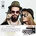 Beard Reverence Premium Beard Grooming Kit for Men Care w/Upgraded Travel Bag – All-Natural Beard Oil, Beard Balm Butter Wax, Beard Wash, Scissors, Comb, Boar Bristle Brush with Gift Set Box