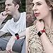 Fullmosa Leather Bands Compatible with Apple Watch Band 49mm 46mm 45mm 44mm 42mm for Men Women, Top Grain Genuine Leather Strap for iWatch Ultra 2/Ultra/10/9/8/7/6/5/4/3/2/1/SE2/SE, Red/Smoky Grey
