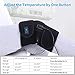 Knee Heating Pad,3 Temperature Control USB Heating Knee Support Brace,hot and cold therapy for Knee Injury, knee arthritis,Muscles Pain Relief Relax,Knee Stiff, Strains, Fits Knee Calf Leg Arm