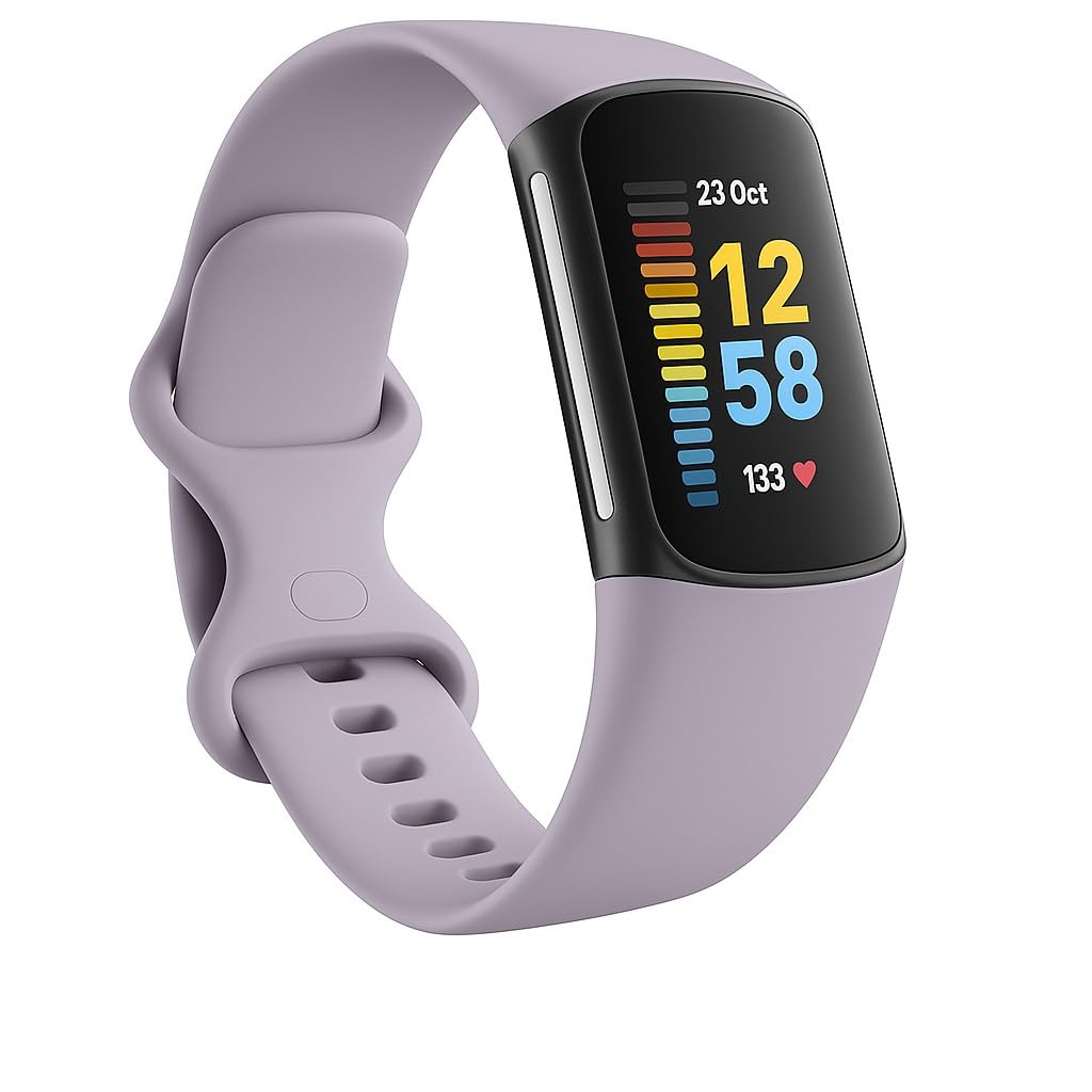 Panda Bobo Compatible with Fitbit Charge 5 Charge 6 strap Replacement Band Classic Wristband Women Men Small large (Small, Light Purple) — image 1