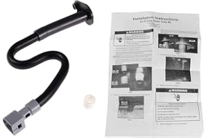 DRELD W10619951 Refrigerator Drain Tube, Replacement for Whirlpool, Maytag, Kenmore, Replace 2887289 AP5780744 W10210987 with Instruction