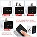 World Travel Adapter Universal Outlet Converter 4 USB Wall Charger All in One Plug Converter Andriod iPhone Charger US UK AU EU Europe Asia Germany Power Adaptors, NOT Convert Voltage (White)