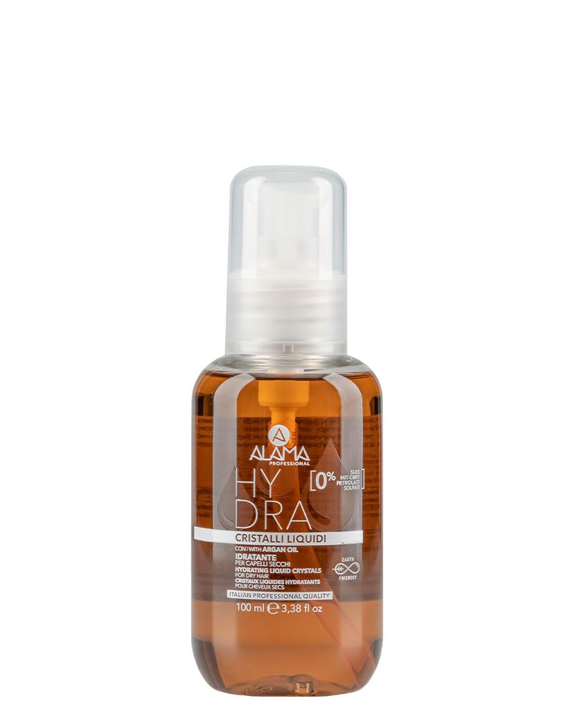 Alama Professional Hydra Hydrating Liquid Crystals with Argan Oil for Dry Hair 100ml