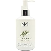 Niven Morgan Pepper, Sage and Cedar Hand and Body Lotion 10.5 fl oz 310 ml