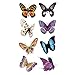 Wyuen 12 Sheets Butterfly Women Temporary Tattoo Stickers Animal Tattoos Body Art Waterproof Hand Fake Sticker (W12-03)