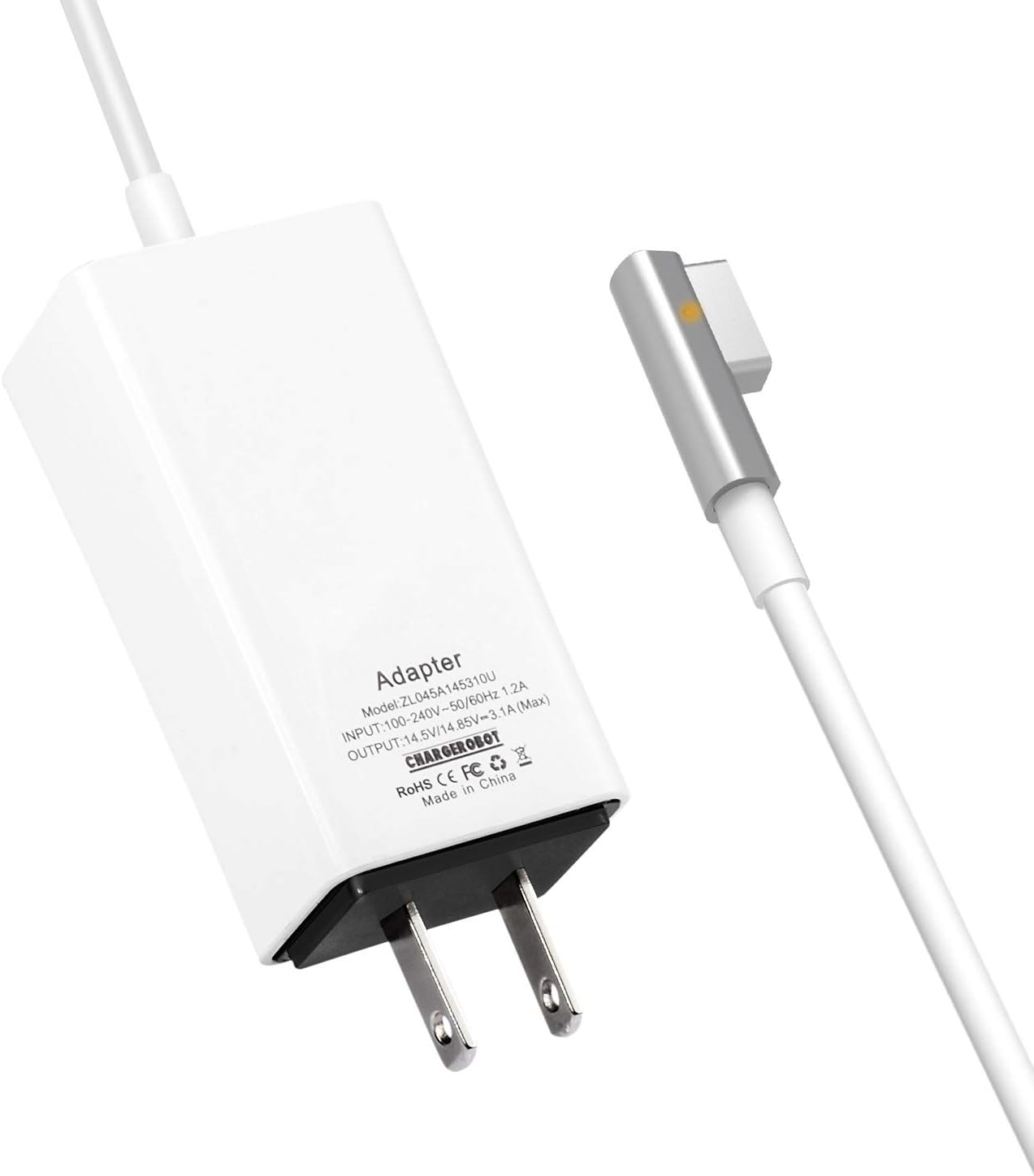 45W Mini Charger for Air 11 inch 13 inch L-tip (Late 2008 to Mid 2011),Replacement for Magnetic 1 Power Adapter