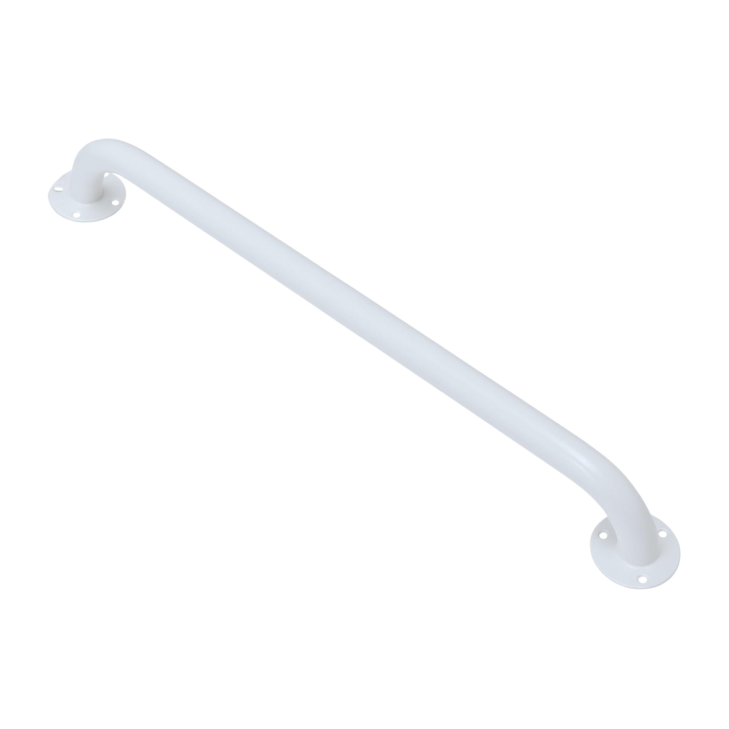 HOMECRAFT Steel Ringwood Grab Bar, Safety Rail and Mobility Aid for Bathroom and Shower, Elderly, Handicapped and Disabled User Support, Indoor and Outdoor Attachment , 18