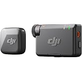 DJI Mic Mini (1 TX + 1 RX), Ultralight, Detail-Rich Audio | Noise Cancelling, Automatic Limiting, Wireless Microphone for Camera/iPhone/Android, Vlog, Streaming, 400m Transmission