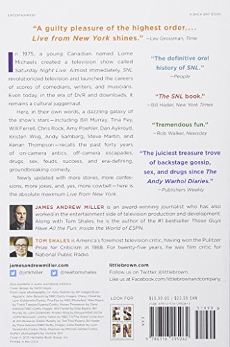 Live From New York The Complete Uncensored History Of Saturday Night Live As Told By Its Stars Writers And Guests Pricepulse