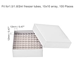 uxcell Centrifuge Tube Freezer Storage Box 100