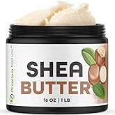 Shea Butter Raw Virgin African - 450 grams Pure Virgin Unrefined Body Butter Raw Unrefined Natural Lip Balm Pure Shea for Ski