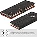 Snakehive Samsung Galaxy S9 Plus Case, Genuine Leather Wallet with Viewing Stand and Card Slots, Flip Cover Gift Boxed and Handmade in Europe for Samsung Galaxy S9 Plus - (Black)