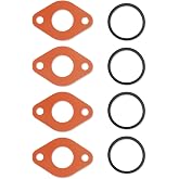 4Pcs Circulator Pump Flange Gaskets + Sealing Rings Fit for TACO 007 Series for B&amp;G for Grundfos for Armstrong Circulator Pumps, 4Pack Flange Gasket Seals Replace 007-007RP
