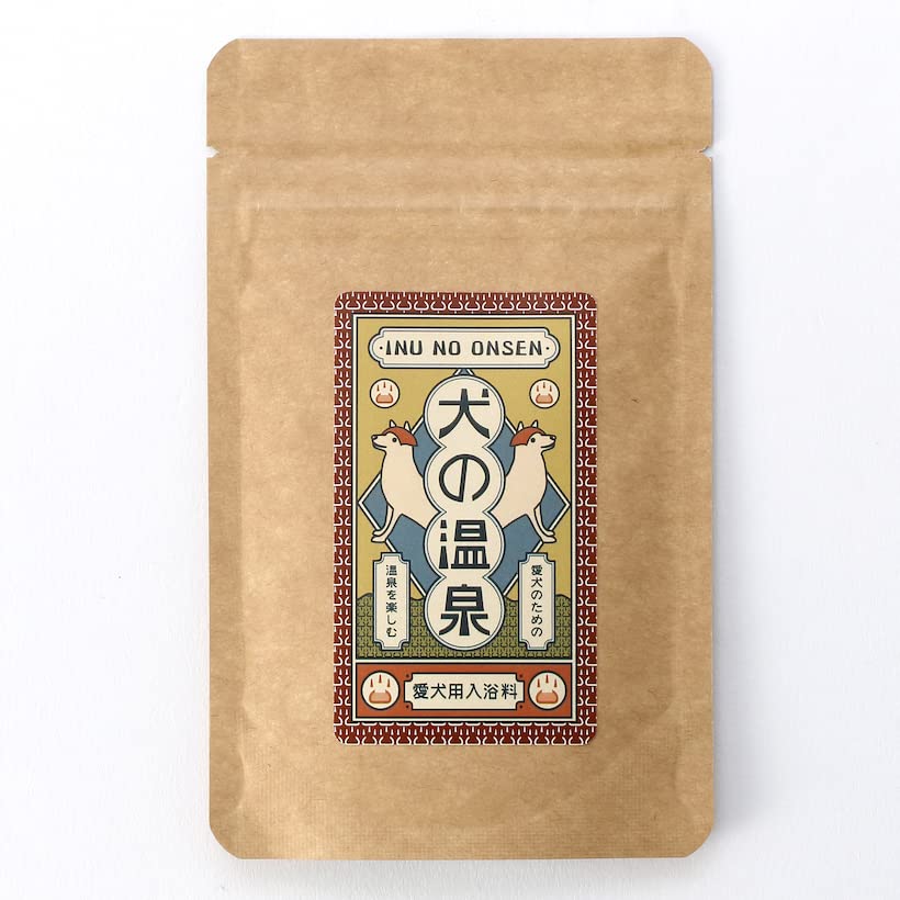 【獣医監修】犬の温泉 愛犬用入浴料 50g 皮膚バリア機能計測して開発 全成分食品グレード 浸かるだけで洗浄&保湿商品画像
