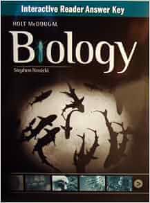 Amazon Com Holt Mcdougal Biology Interactive Reader Answer Key 9780547687728 Holt Mcdougal