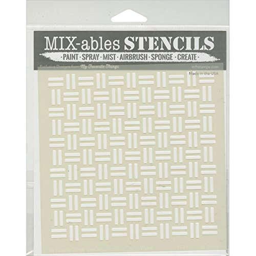 My Favorite Things MIX-ables Stencil, 6" by 6", Weave
