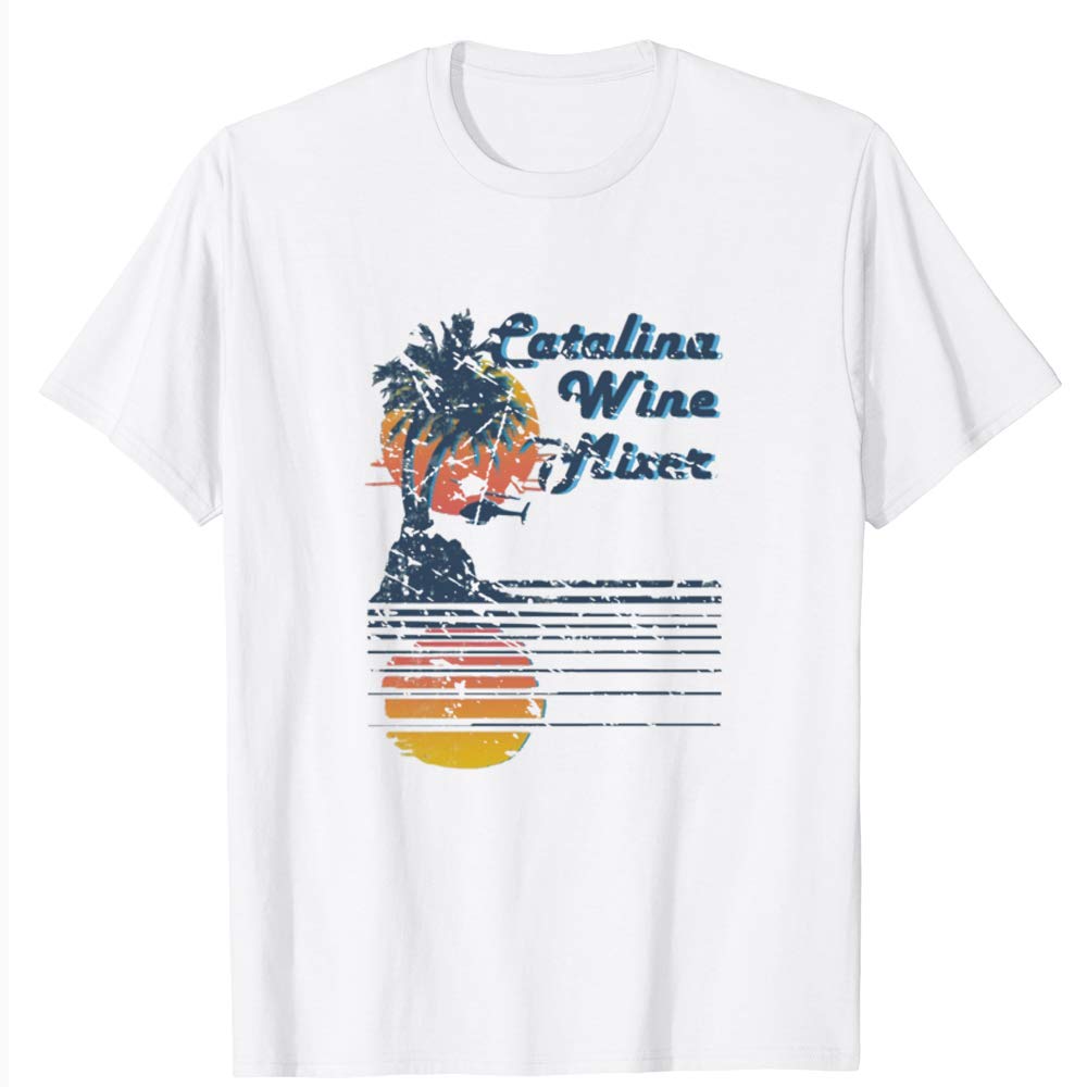 Catalina Wine Mixer Step Brothers Movie Fan Distressed Tee Vintage Gift Girls Unisex T Shirt