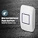  Adoric Wireless Doorbell Kit - 1 Plug-In Receiver & 1 Remote Push Button - Strong Wireless Connection, 36 Beautiful Melodies, CD Quality Bells, LED Flash (White)