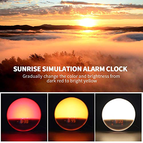 LBell Upgrade Smart Wake Up Light Compatible with Alexa and Google, 8