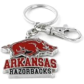 aminco NCAA Arkansas Razorbacks Heavyweight Logo Keychain