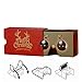 AUPALLA Google Cardboard v2 Christmas Version 3D Virtual Reality Glasses Best Christmas Gift Support Pokémon GO in Future
