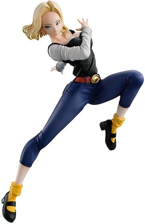 Amazon Co Jp ドラゴンボールバトルアンドロイド18美少女ラズリアニメーションキャラクター像モデルアニメ収集用おもちゃ 贈り物やホームオフィスの装飾 Chuangze ホーム キッチン