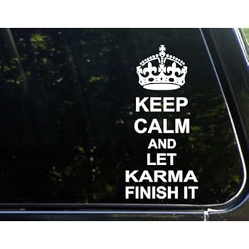 Keep Calm & Let Karma Finish It Tank Top - Yoga Meditation Spruch