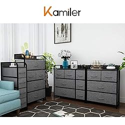 Kamiler 4-Drawer Dresser Storage, 3-Tier Organizer