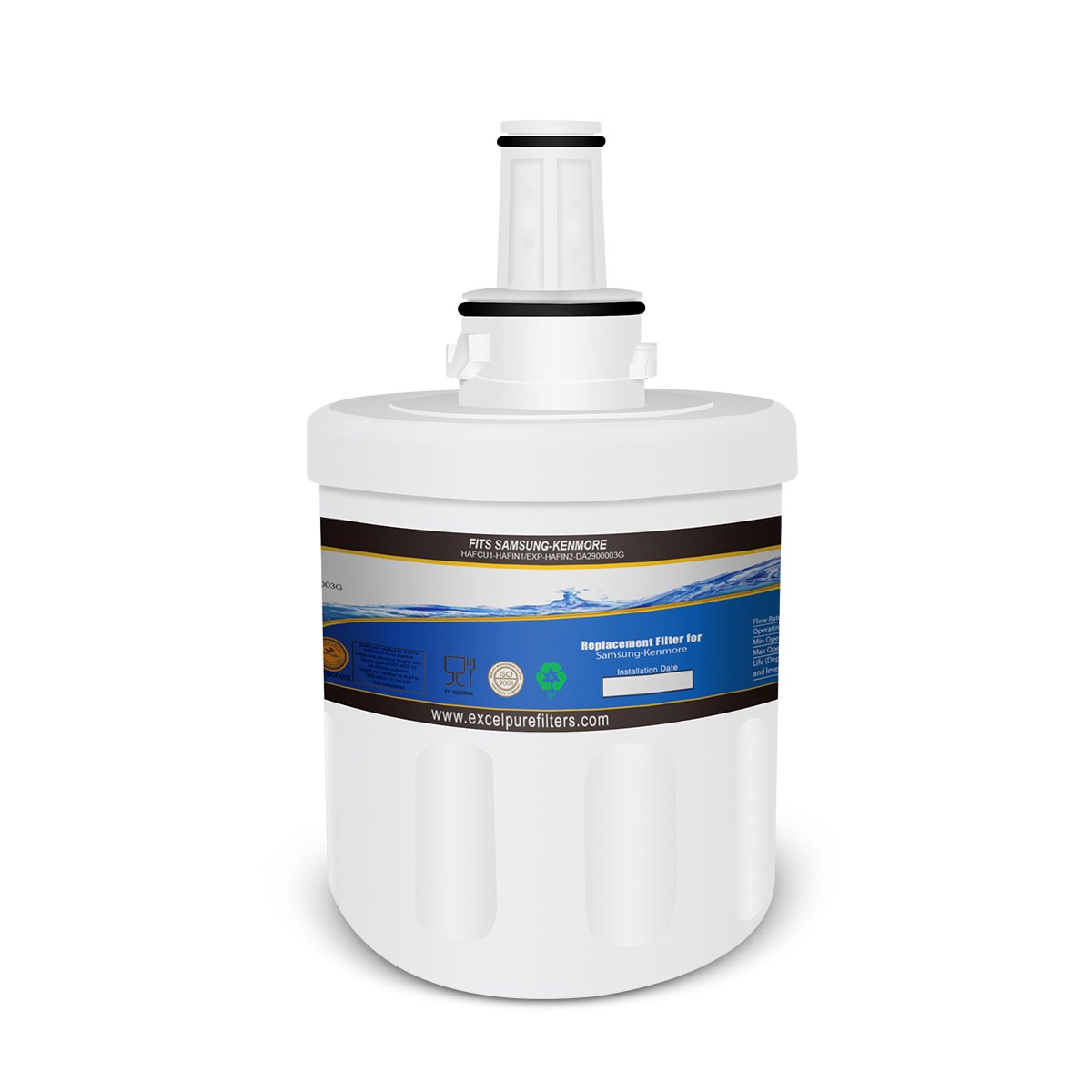 EXCELPURE EP2900003G Refrigerator Water Filter, Compatible W/ Samsung