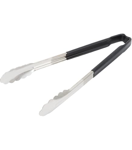 9" Stainless Steel Utility Tong, Heavyweight, 0.9mm - View #3