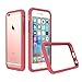 RhinoShield iPhone 6s Case [CrashGuard 2.0] Bumper [11 Ft Drop Tested] No Bulk [Shockproof Technology] Thin Lightweight Protection - Slim Rugged Cover - Also fits iPhone 6 - [Coral Pink]