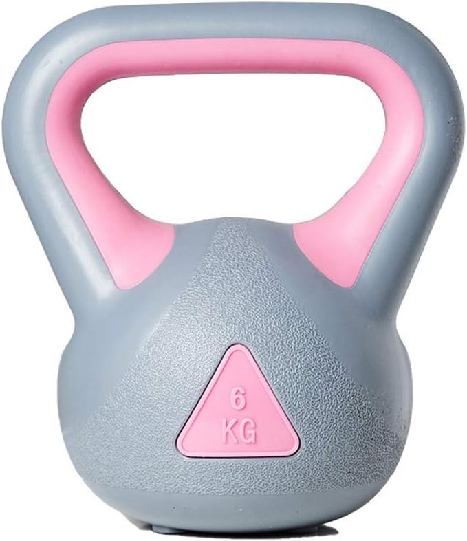 DWY Household Dumbbells Neoprene Dumbbell Professional Fitness Kettle Bell Body Building Lifting Kettle-Bell Unisex Exercise Kettlebell 2/4/6kg Sturdy Dumbbell