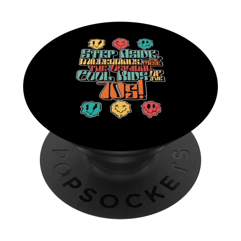 Funny Original 1970 Costume Retro Style 70s Theme PopSockets Swappable PopGrip