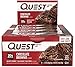 Quest Nutrition Protein Bar Chocolate Brownie. Low Carb Meal Replacement Bar w/ 20 g+ Protein. High Fiber, Soy-Free, Gluten-Free (24 Count)thumb 1