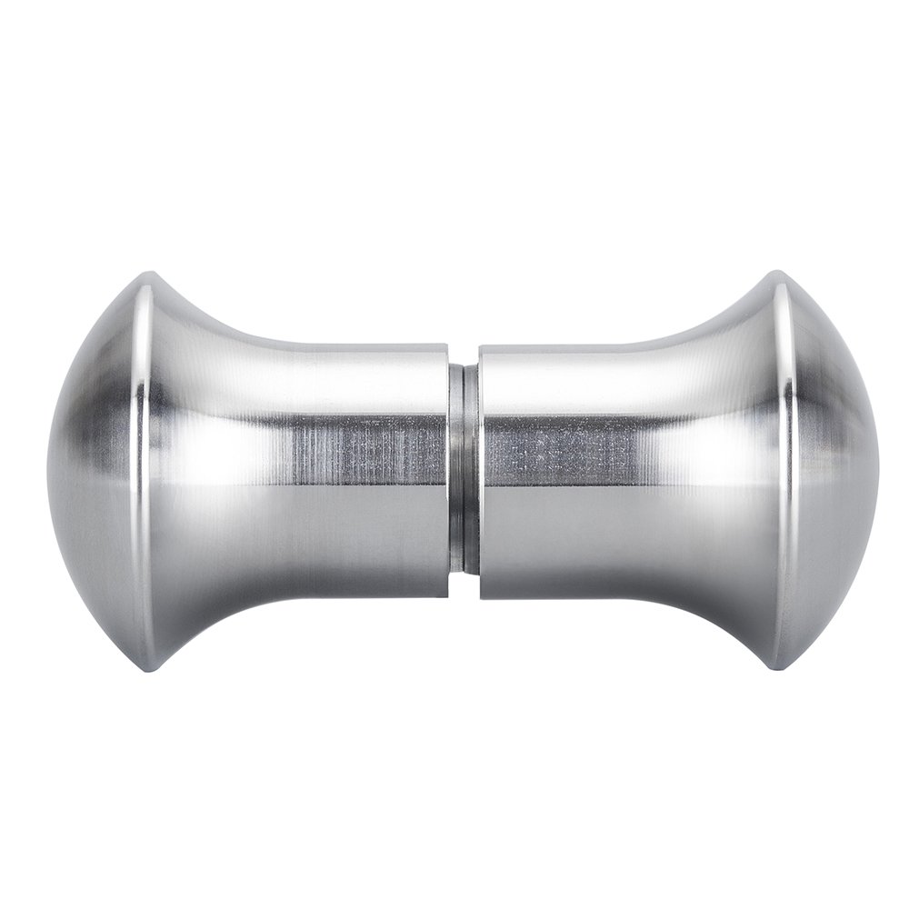 DIYI Solid Stainless Steel Shower Door Knob, 30mm, Silver, Rustproof, Classic Style, 1 Count