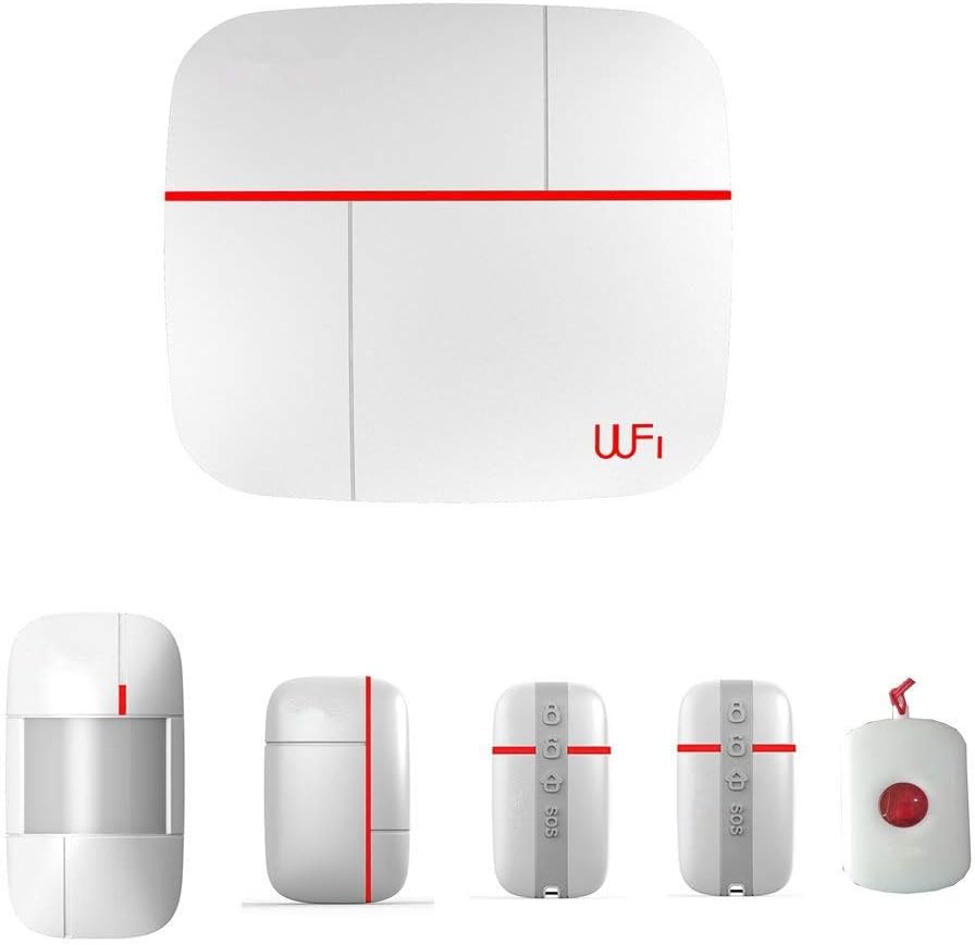SZABTO Vcare WiFi Smart Home Security System Android/iOS APP Control Door Window Sensor Remote Control PIR Detector Medical SOS Alarm