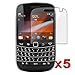 5pcs BlackBerry Bold 9900 9930 Premium Clear LCD Screen Protector Cover Guard Shield Protective Film Kit