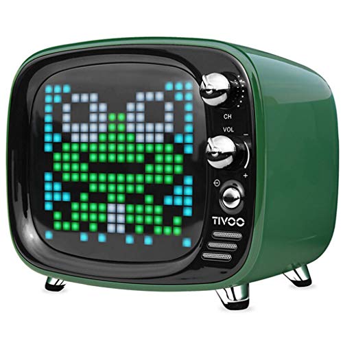 image for Huangou ❤ Smart Speaker ❤ DIVOOM Tivoo DSP-Tuned Retro Style Bluet