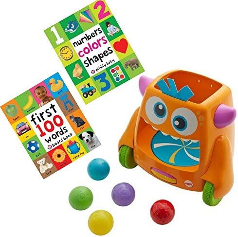 Zoom 'N Crawl Monster With First 100 Words & Colors, ABC, Numbers Book,