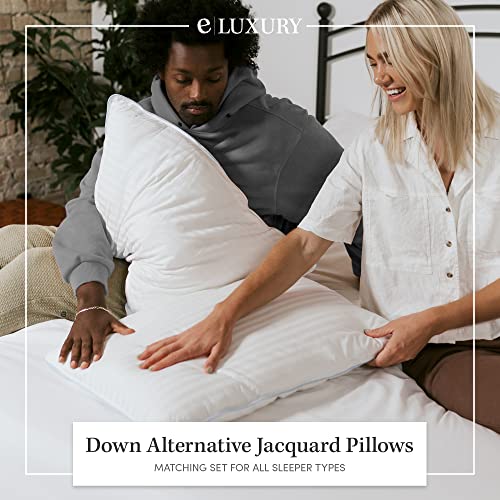 eLuxurySupply Bed Pillow Premium Down Alternative Sleeping Pillows w