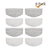 BonusLife Steam Mop Pads for Bissell Powerfresh Steam Mop 1940, 8 Pack