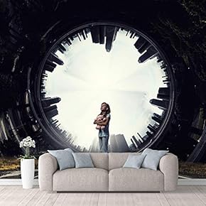 Wall Mural Impression of The Future Removable Self-Adhesive Large Wallpaper - 66x96 inches