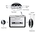 Cassette to MP3 Converter, Wikoo USB Cassette Converter Cassette Player with Earphone, Portable Cassette Converter Convert Tapes to Digital Version