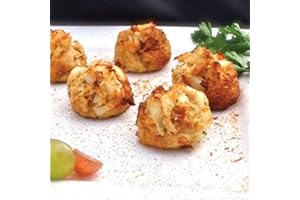 APPETIZERSUSA Premium Lump Crab Cakes - Gourmet Frozen Appetizers (45 Piece Tray)
