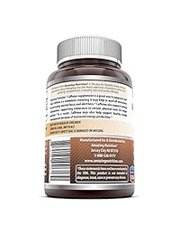 Amazing Formulas Caffeine 200 Mg 240 cápsulas (Non-GMO) – Soporta Metabolismo...