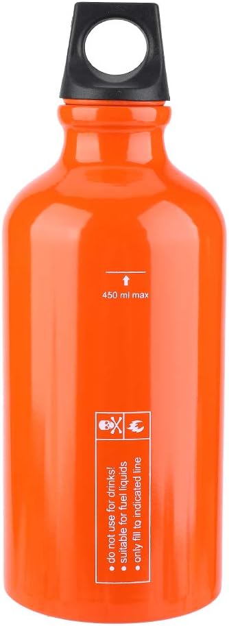 Ponacat Camping Fuel Bottle Outdoor Portable Gas Liquid Oil Petrol Fuel Storage Containers 530ml