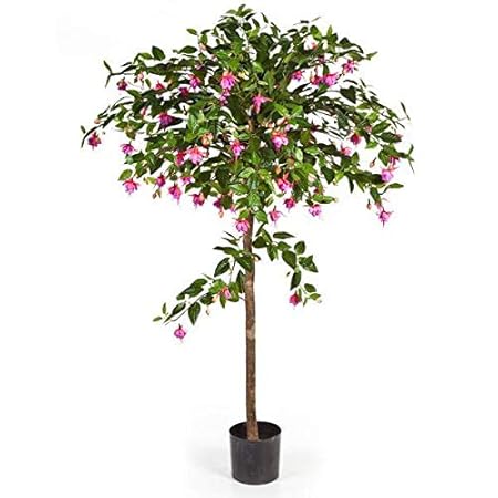 Artplantsde Fuchsia Sur Tige Artificiel Rose Vif 140cm