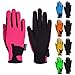 Mashfa Pink/Age 10-12 Years - Riding Gloves - Kid Horse Gloves - Horse Riding Accessories